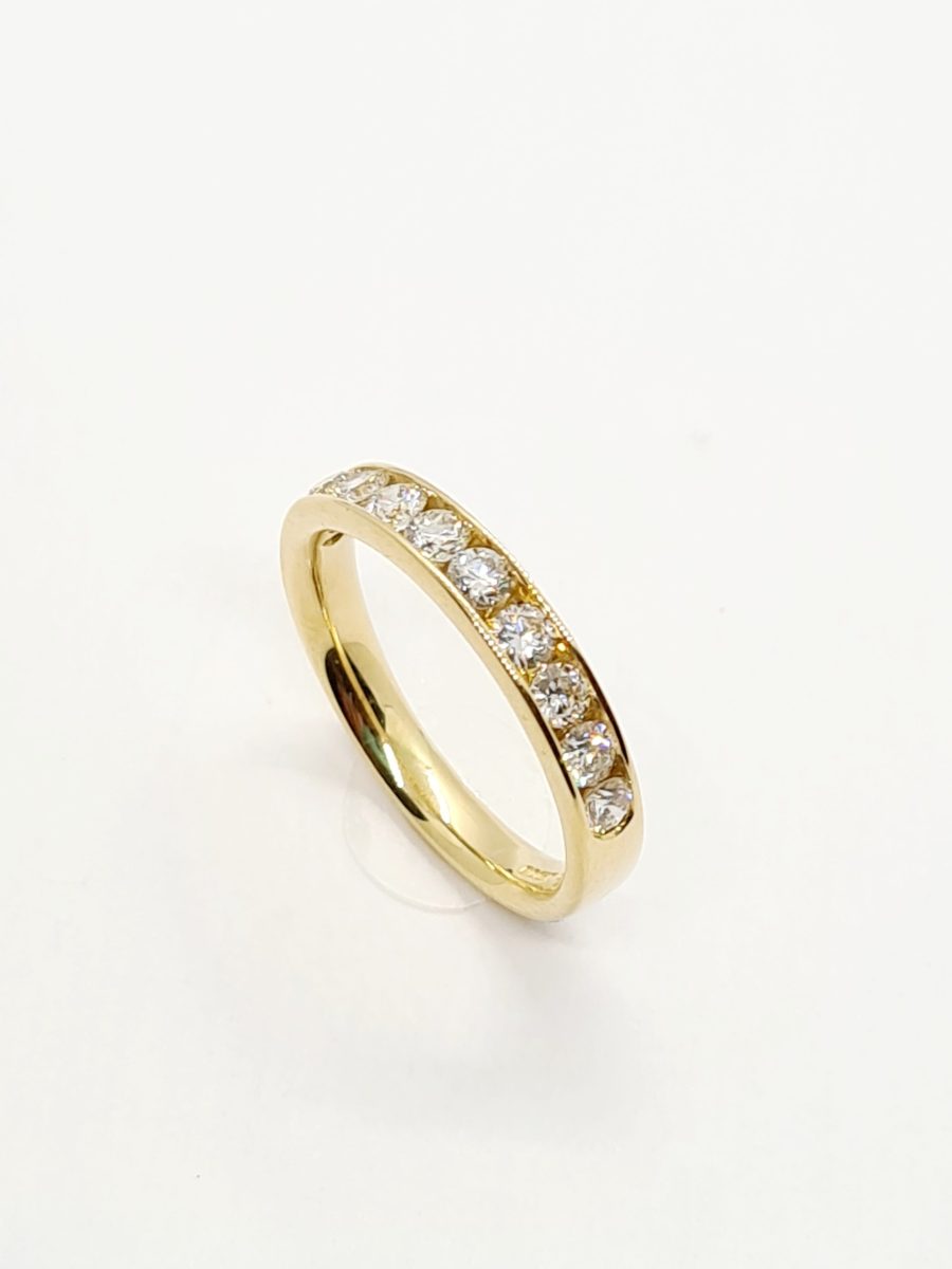 18ct Diamond Channel Set Eternity Ring