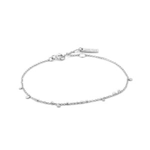 Ania Haie Geometry Sterling Silver Mixed Disc Bracelet