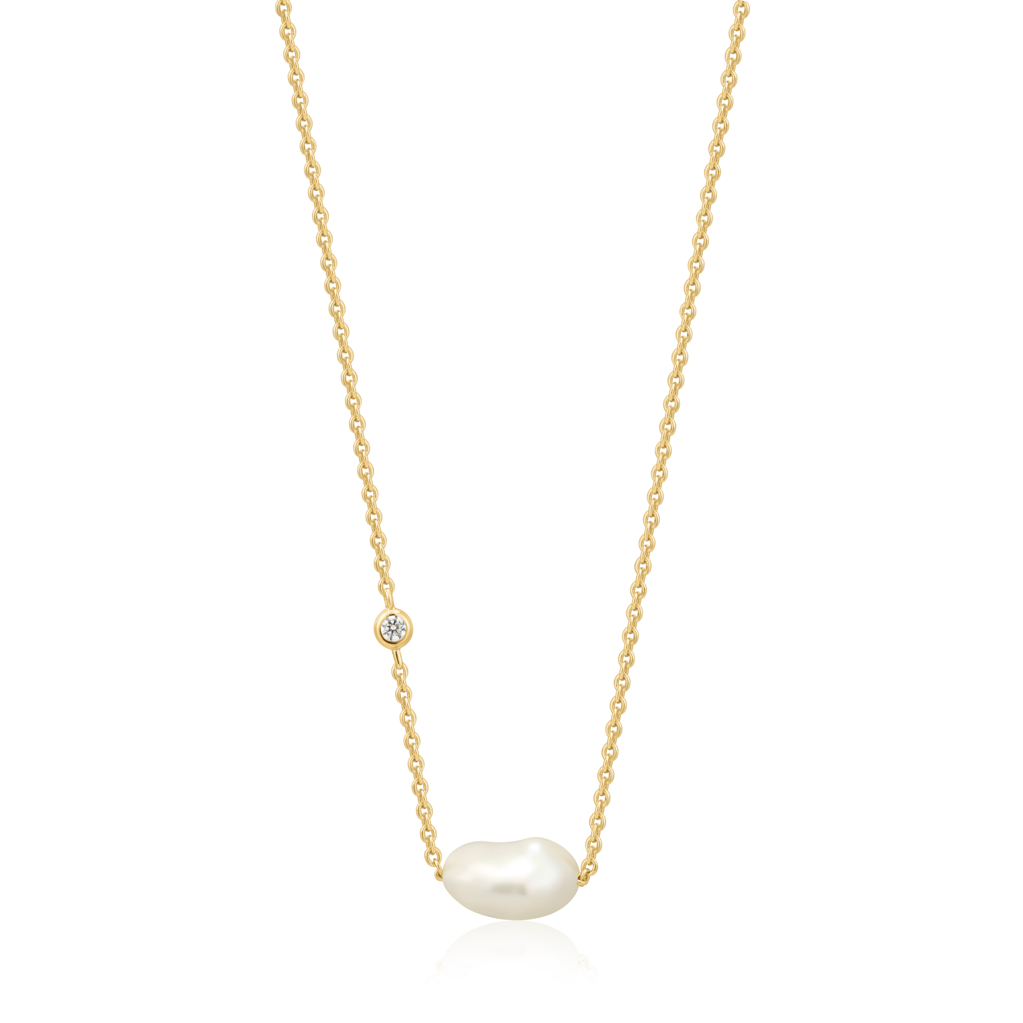 Ania Haie Pearl of Wisdom Gold Necklace