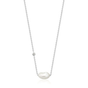 Ania Haie Pearl of Wisdom Silver Necklace