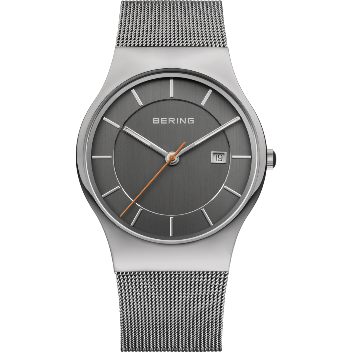 Bering Gents Watch - Classic Stainless Steel - Grey Watch