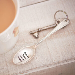 Get Me Home For A Cuppa Vintage Silver Plated Spoon