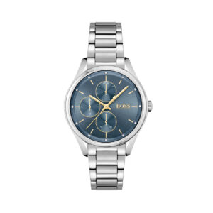 Hugo Boss Grand Course - Stainless Steel & Blue Dial - Ladies Watch