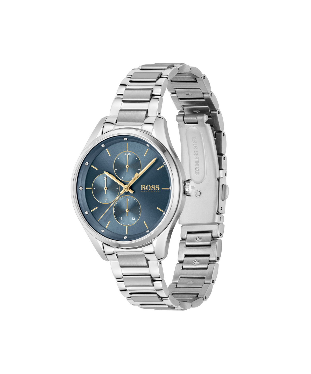 hugo-boss-grand-course-stainless-steel-blue-dial-ladies-watch