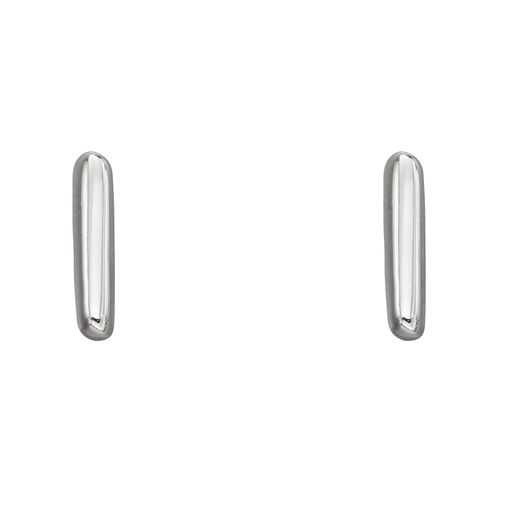 Sterling Silver Initial 'I' Stud Earrings