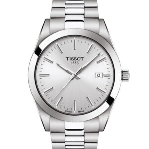 Tissot T-Classic Gentleman Stainless Steel Round Silver Dial Watch