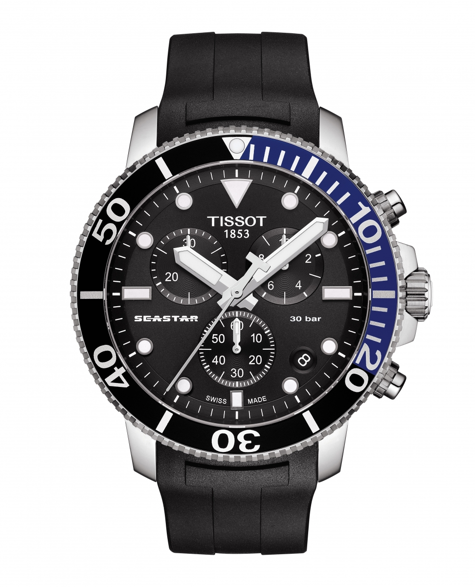 tissot-seastar-1000-chronograph-blue-black-silicone-strap