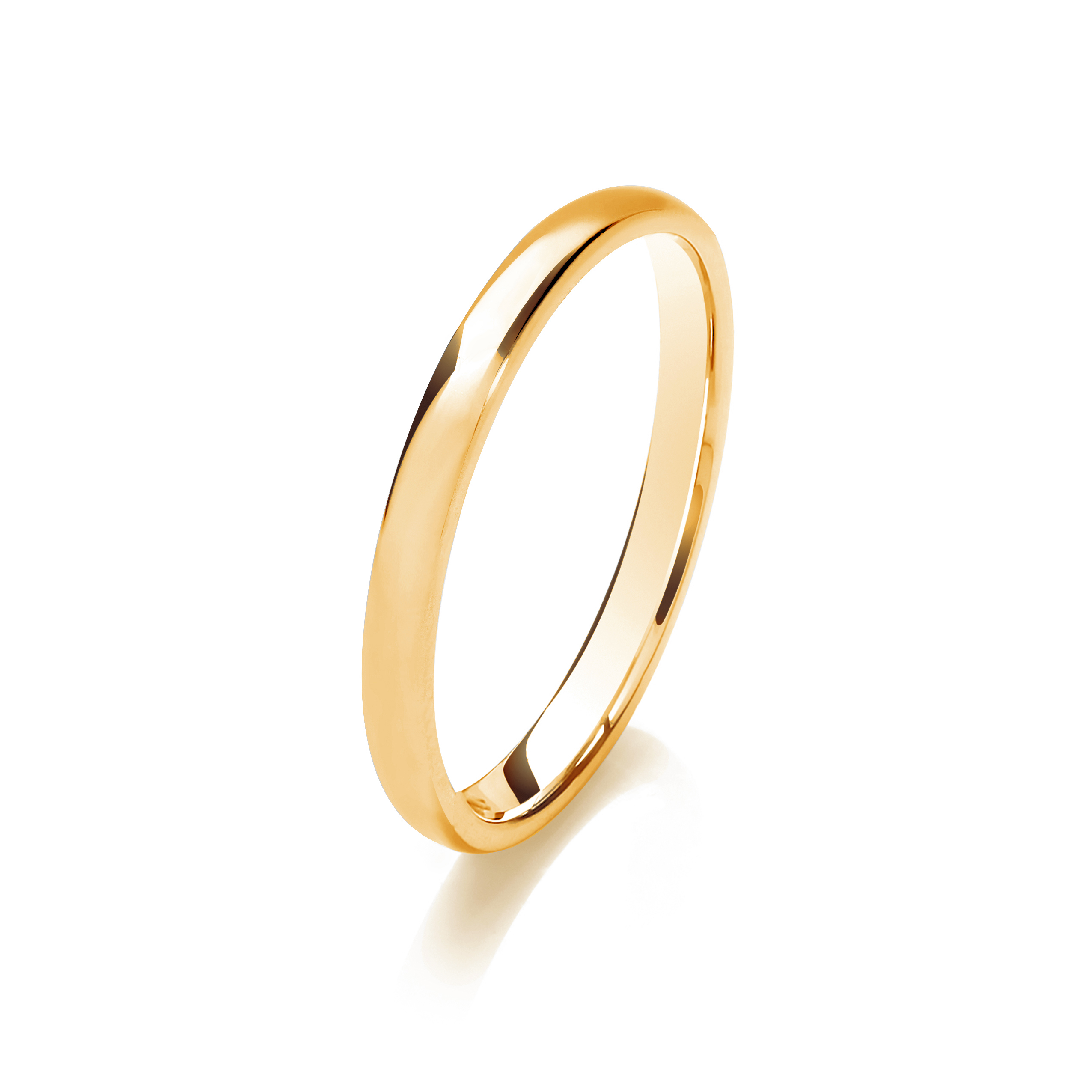 2mm Traditional Court Wedding Ring