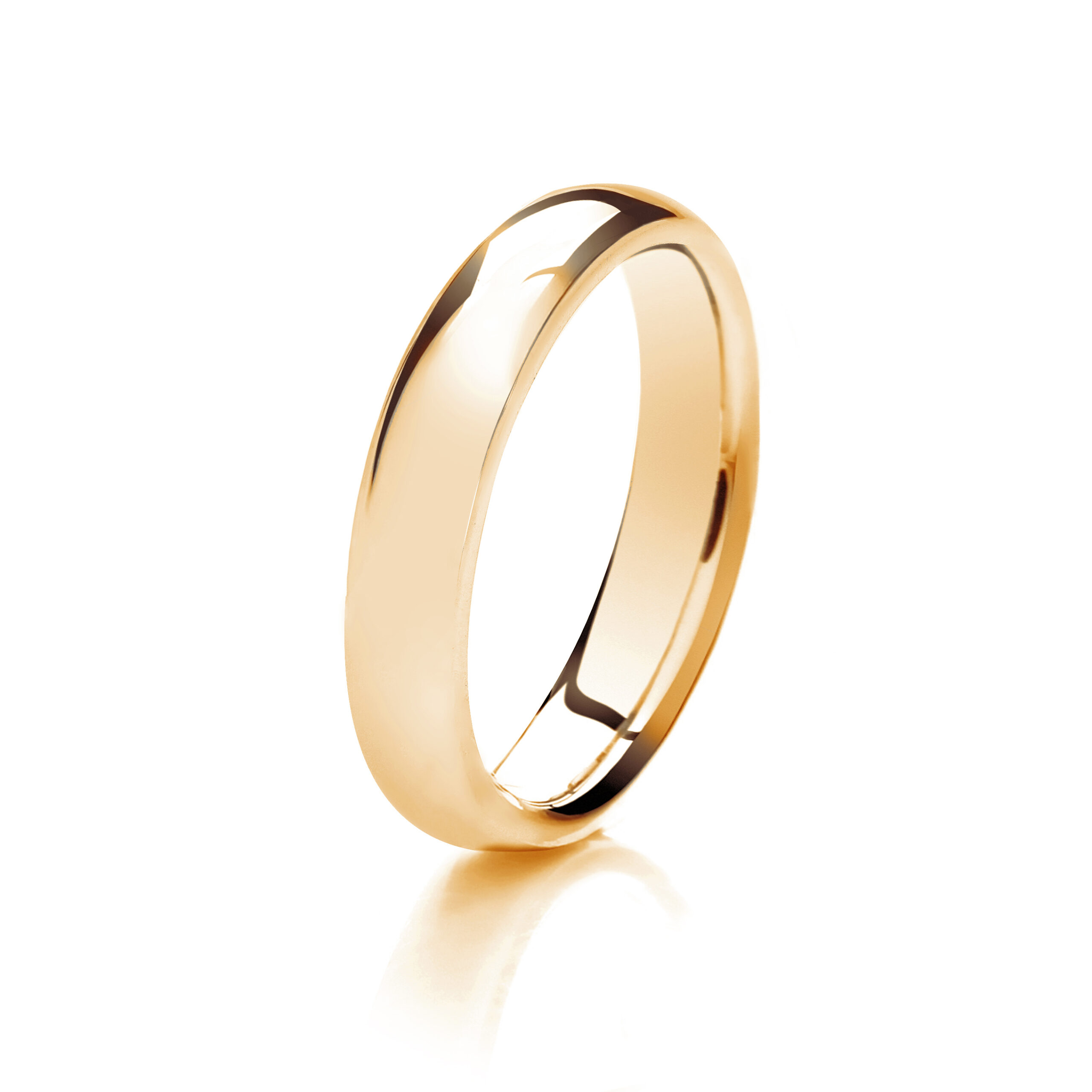 9ct 4mm yellow gold wedding ring