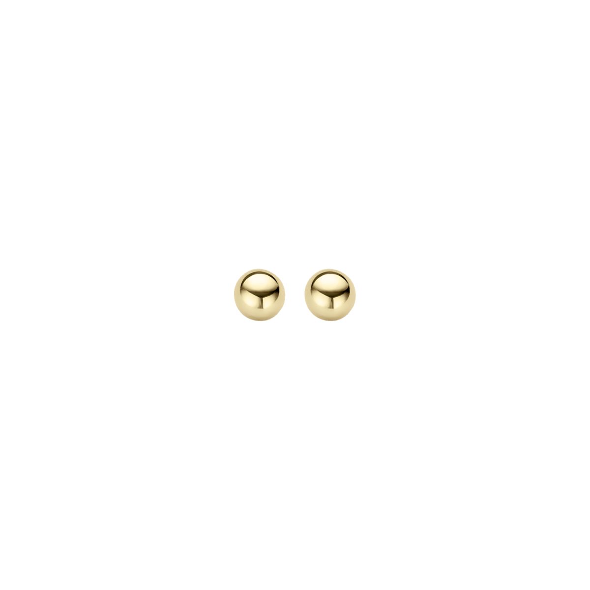 Blush 14ct Yellow Gold 4mm Ball Stud Earrings
