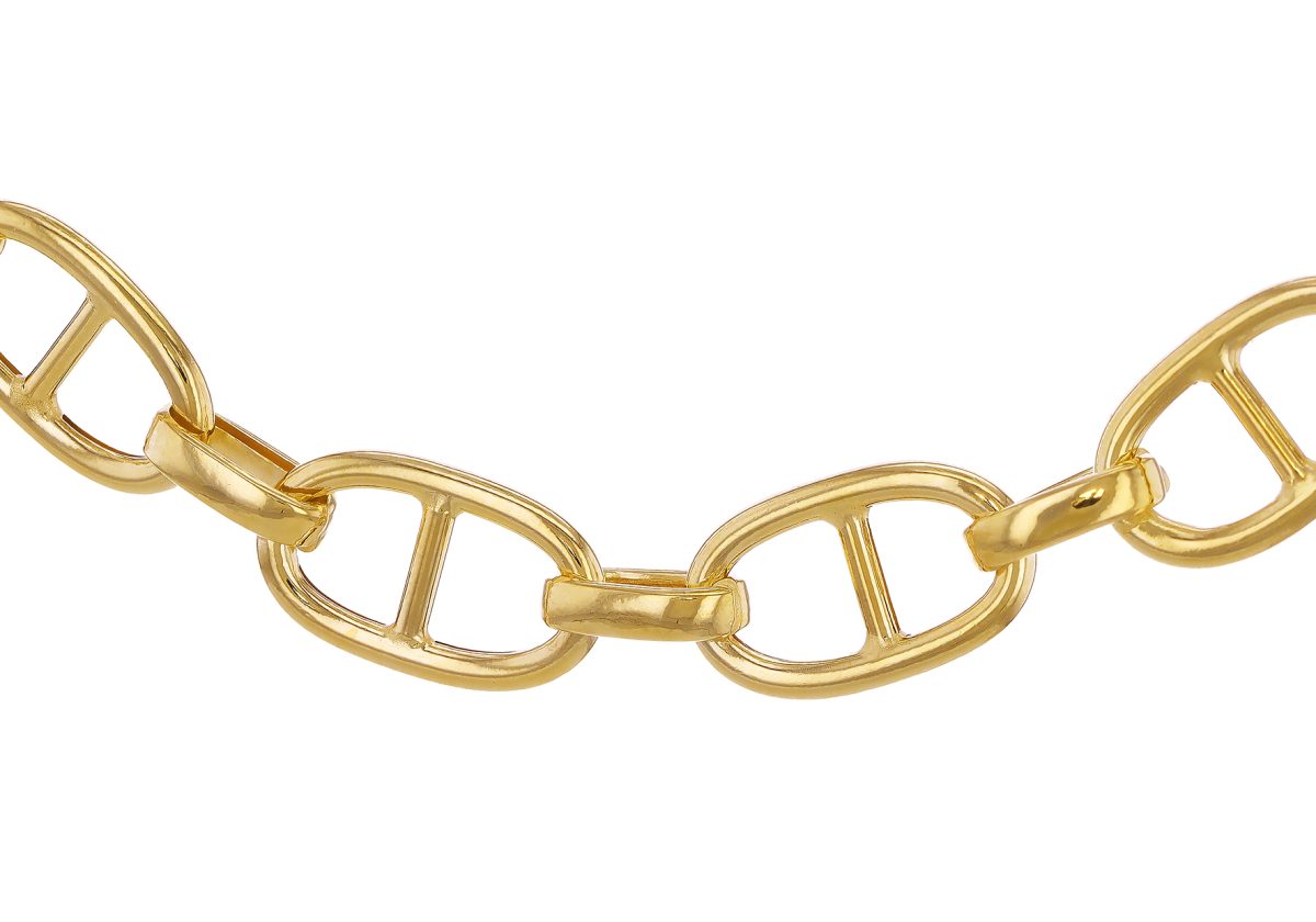 9ct Gold Rambo Link Necklace