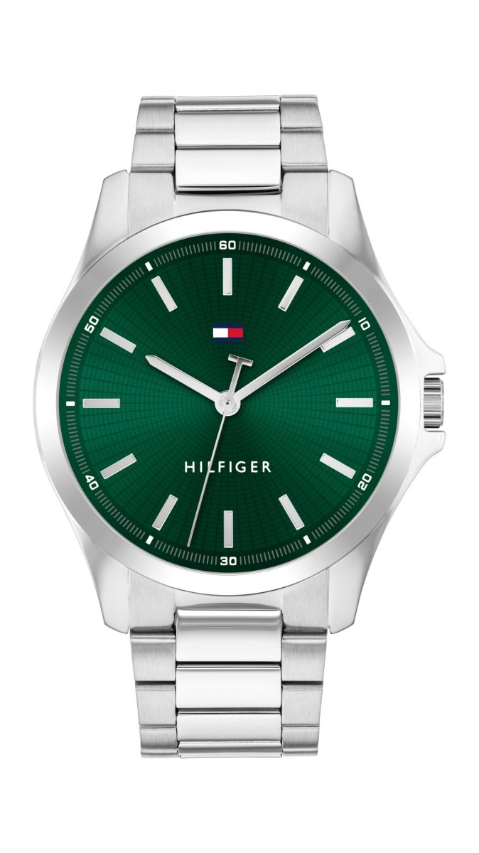 Tommy Hilfiger Bruce - Green Dial Stainless Steel - Gents Watch