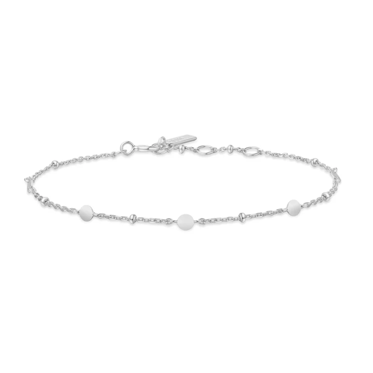 Ania Haie Sterling Silver Disc Station Bracelet