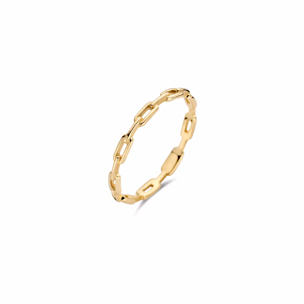 Blush 14ct Yellow Gold Open Link Ring
