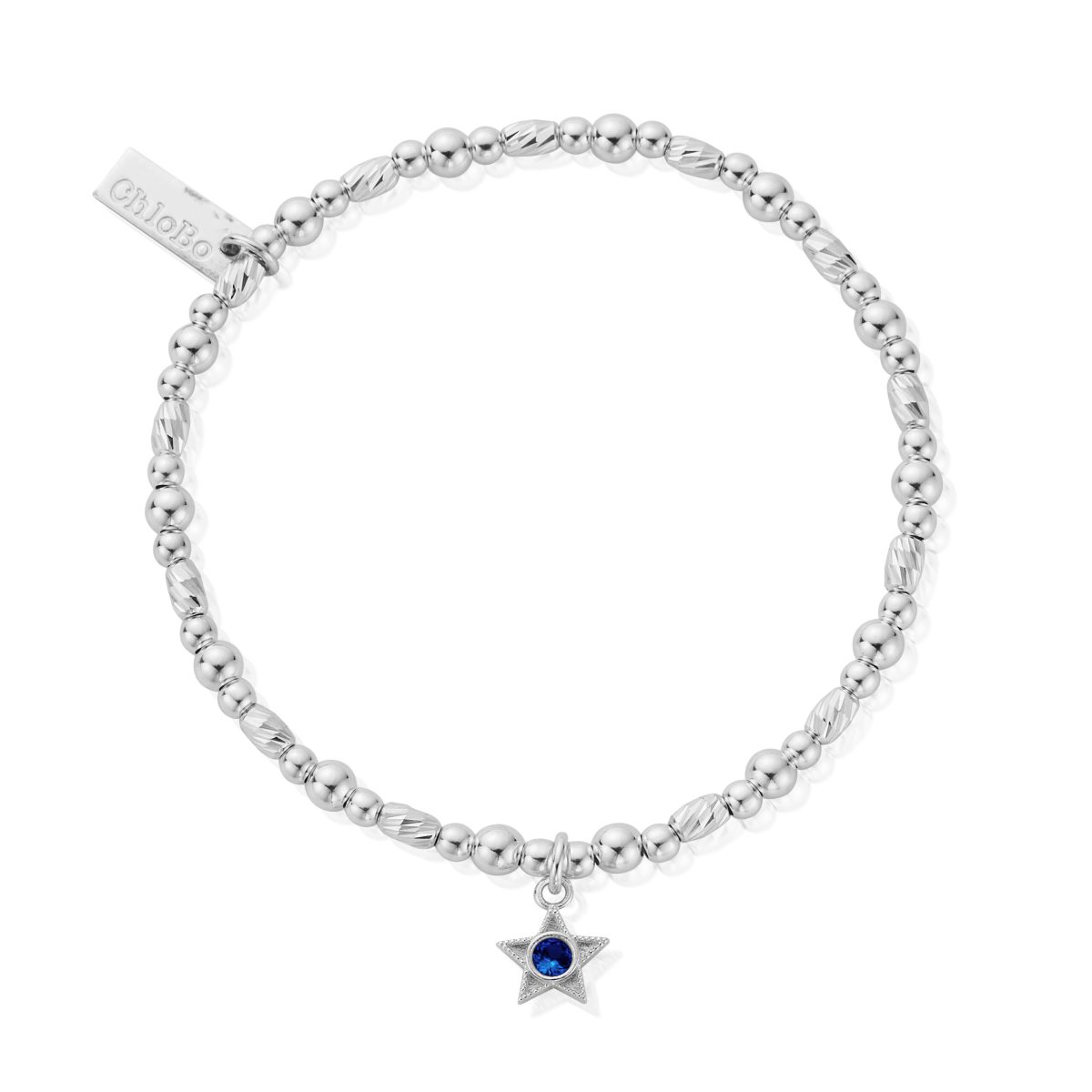 ChloBo Sterling Silver December Birthstone Bracelet