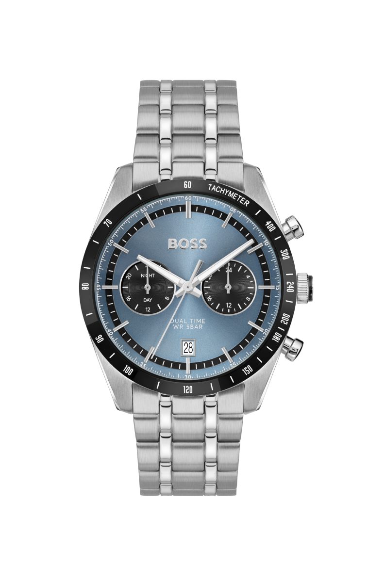Hugo Boss Tourmaster - Stainless Steel Chronograph - Gents Watch