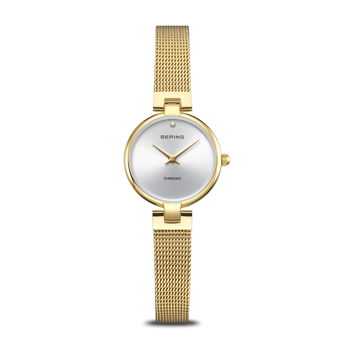 Bering Ladies Diamond Watch - Classic | polished gold | Stainless Steel