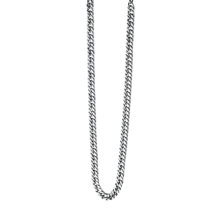 Fred Bennett Stainless Steel Heavy Curb Chain Necklace
