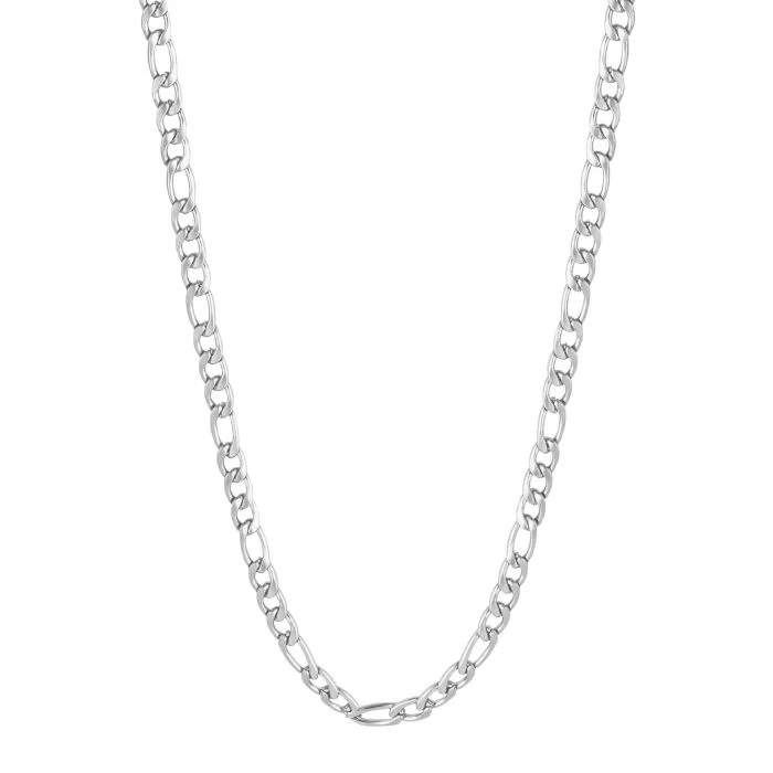 Fred Bennett Stainless Steel Figaro Chain
