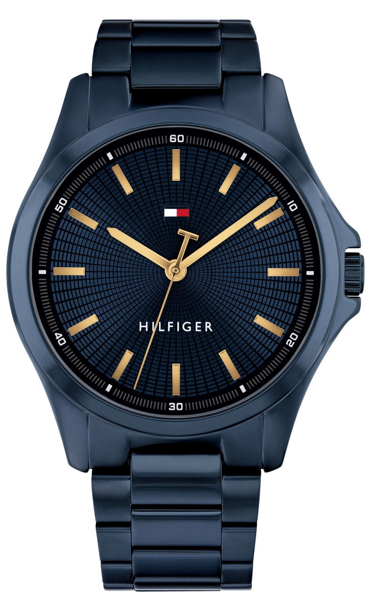 Tommy Hilfiger Bruce - Navy Stainless Steel - Gents Watch