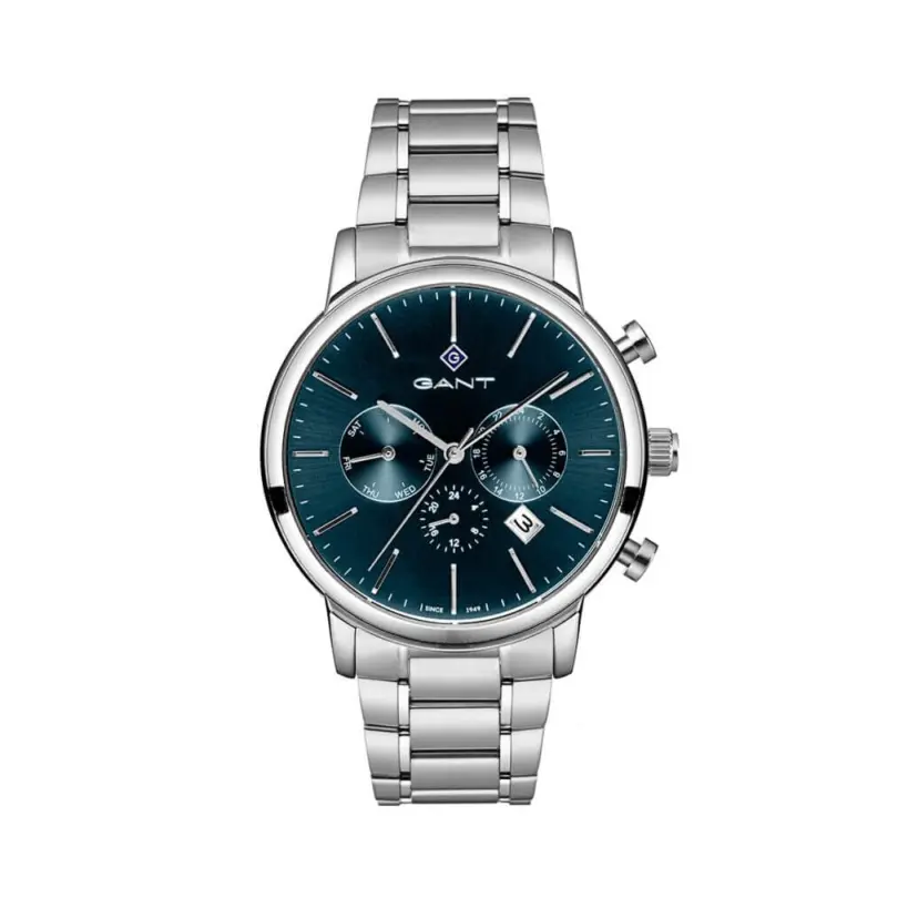 Gant Gents Chronohgraph Navy Cleveland Stainless Steel Watch