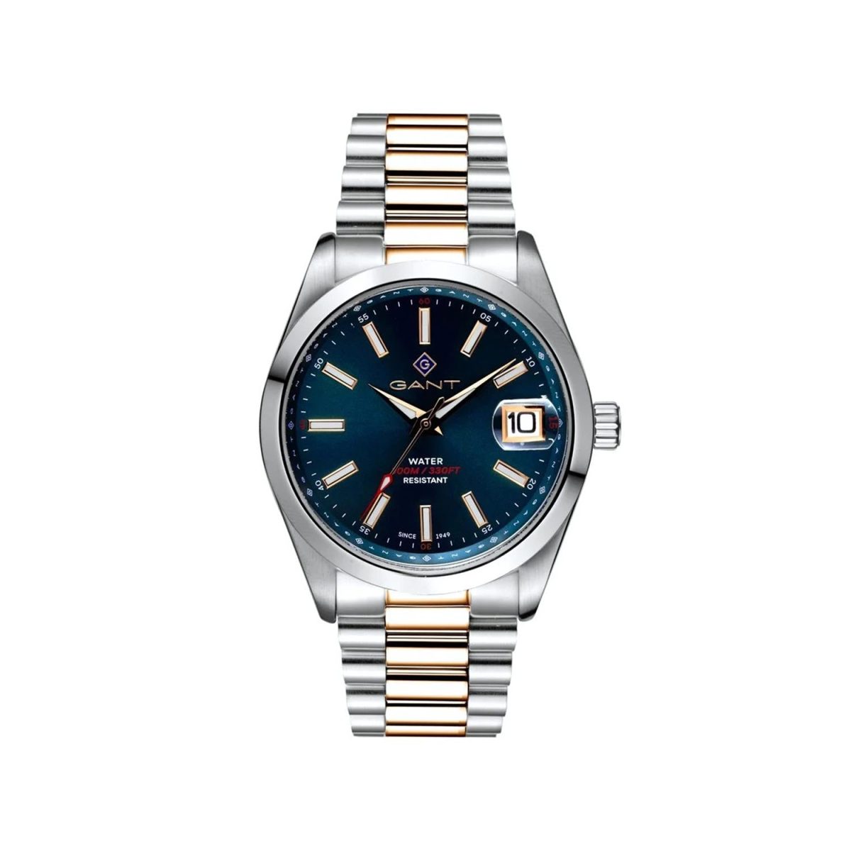 Gant Gents Eastham Blue Two Tone Stainless Steel Watch