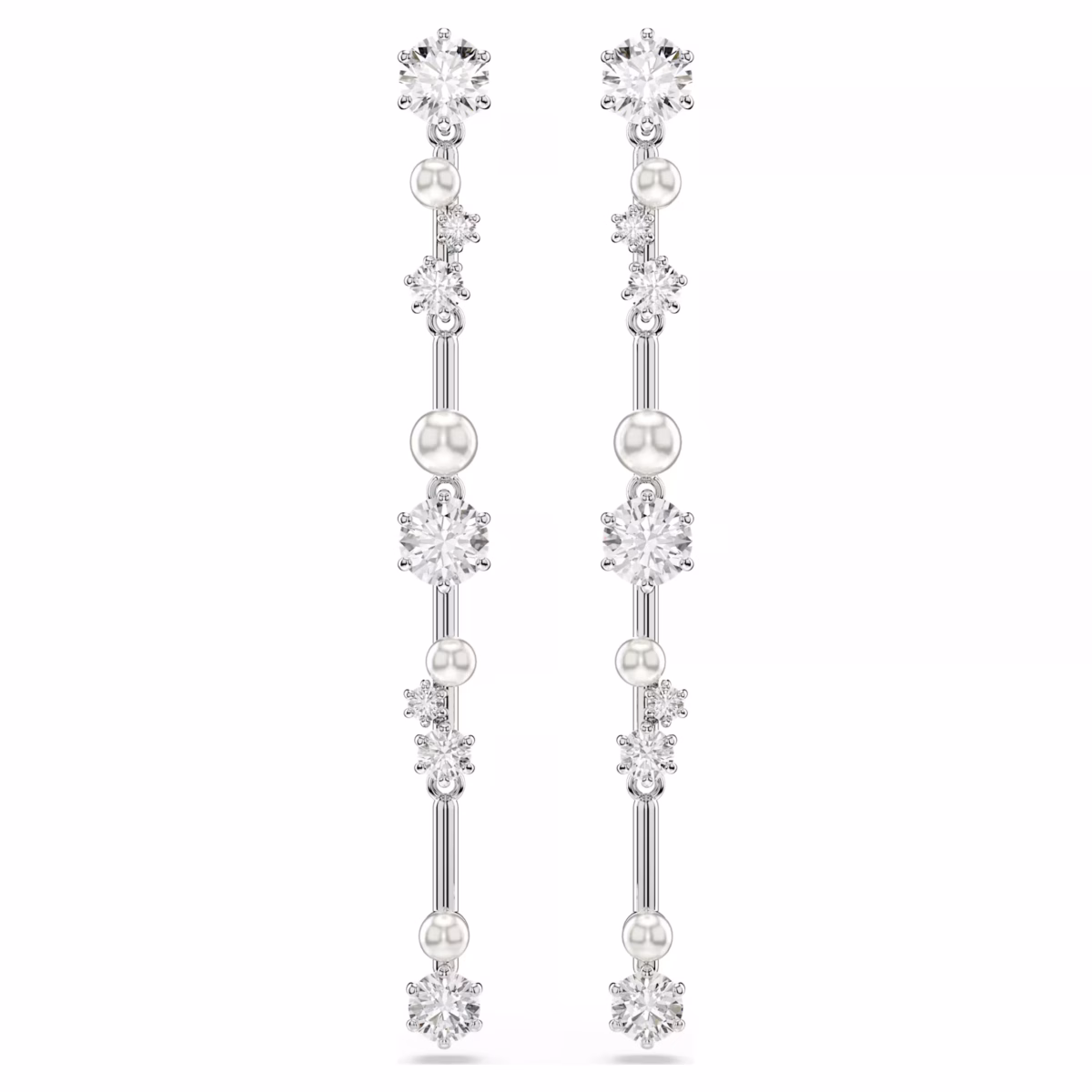 Swarovski Crystal Pearl Constella Drop Earrings