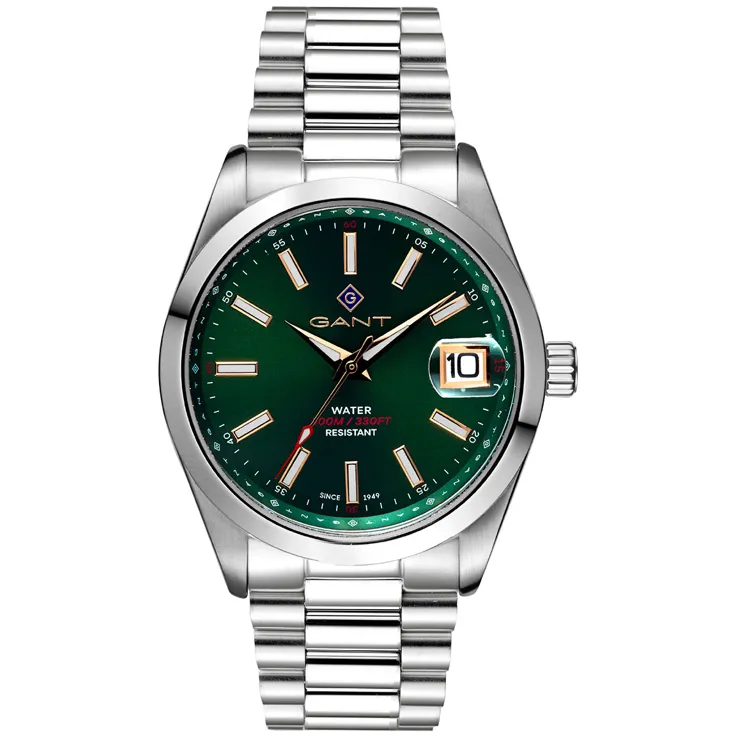Gant Gents Bridgeton Green Stainless Steel Watch