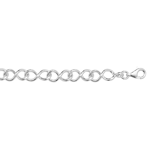 Sterling Silver Infinity Bracelet