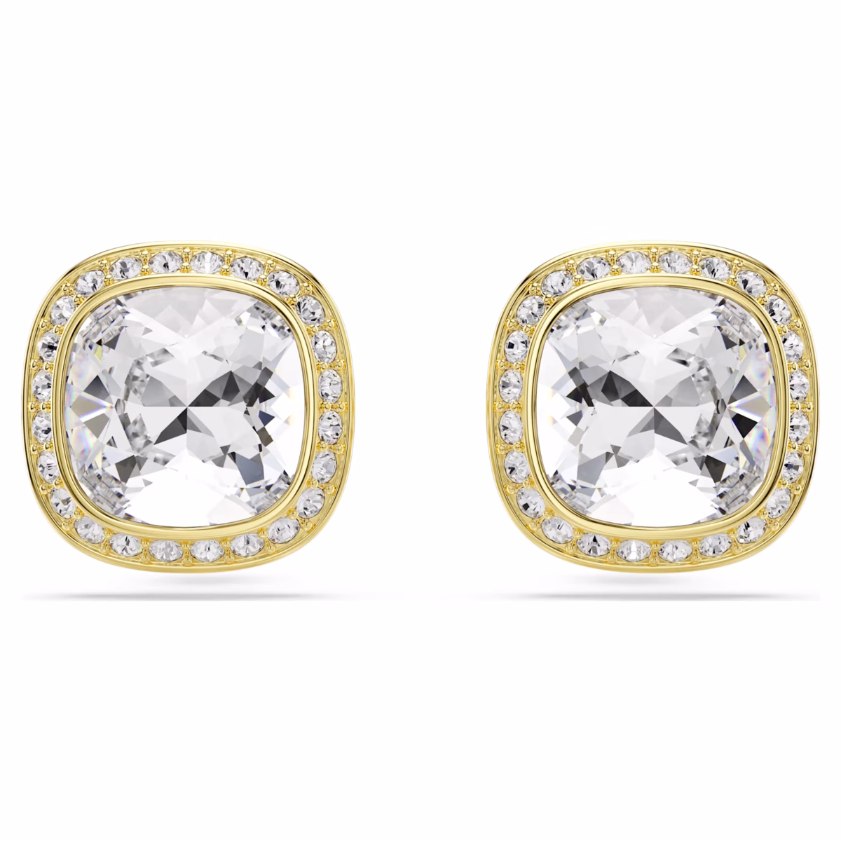 Swarovski Gold Plated Una Angelic Stud Earrings