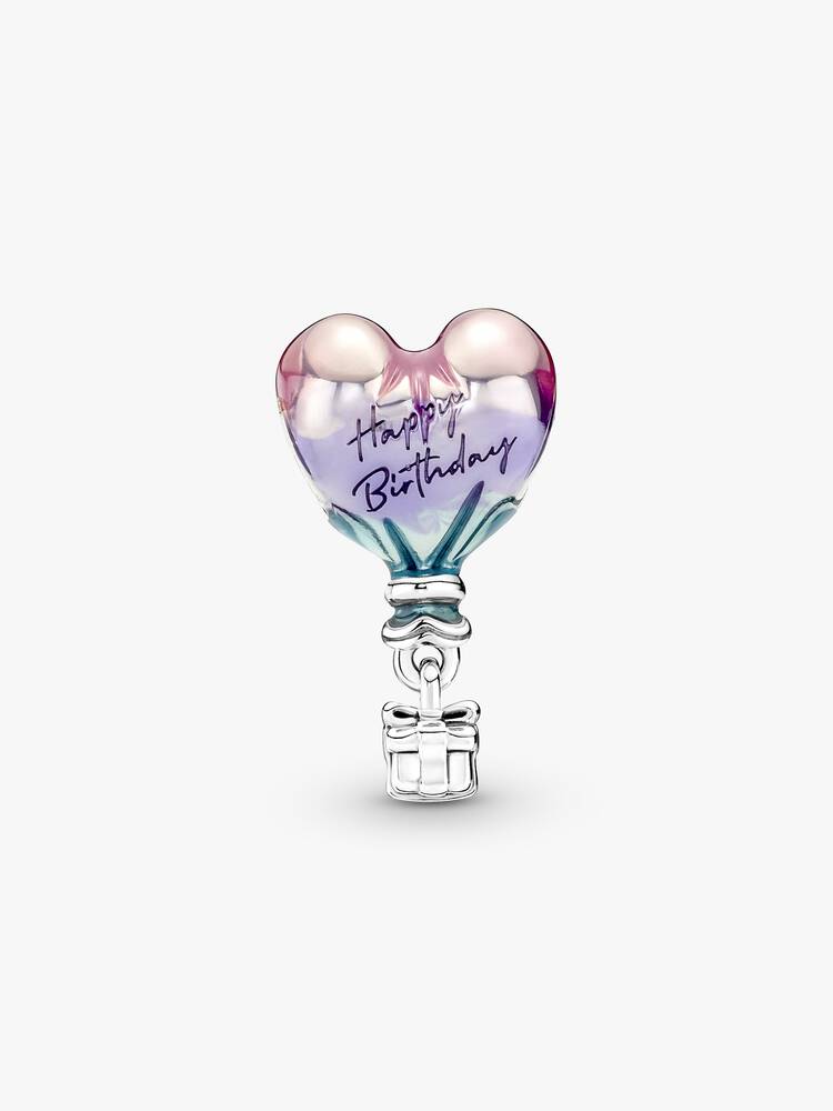 Pandora Sterling Silver Happy Birthday Hot Air Balloon Charm