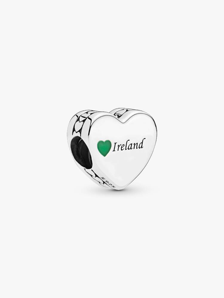 Pandora Sterling Silver Ireland Love Heart Charm