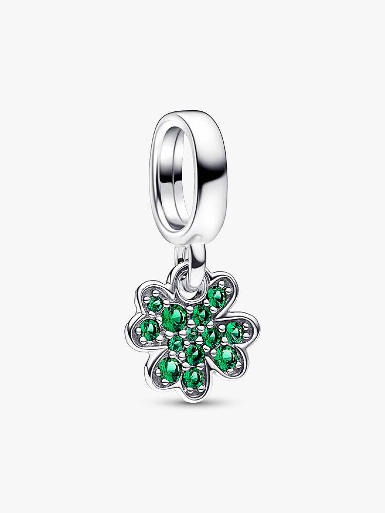 Pandora Sterling Silver Four Leaf Clover Dangle Charm