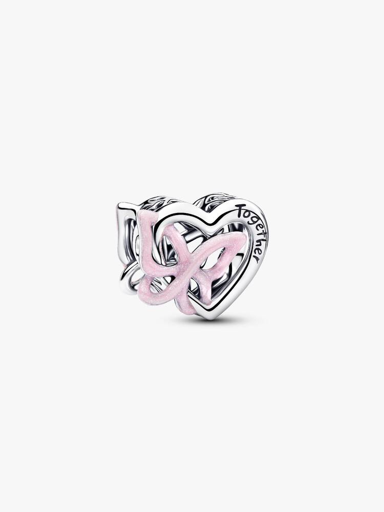 Pandora Sterling Silver Entwined Heart & Butterfly Charm