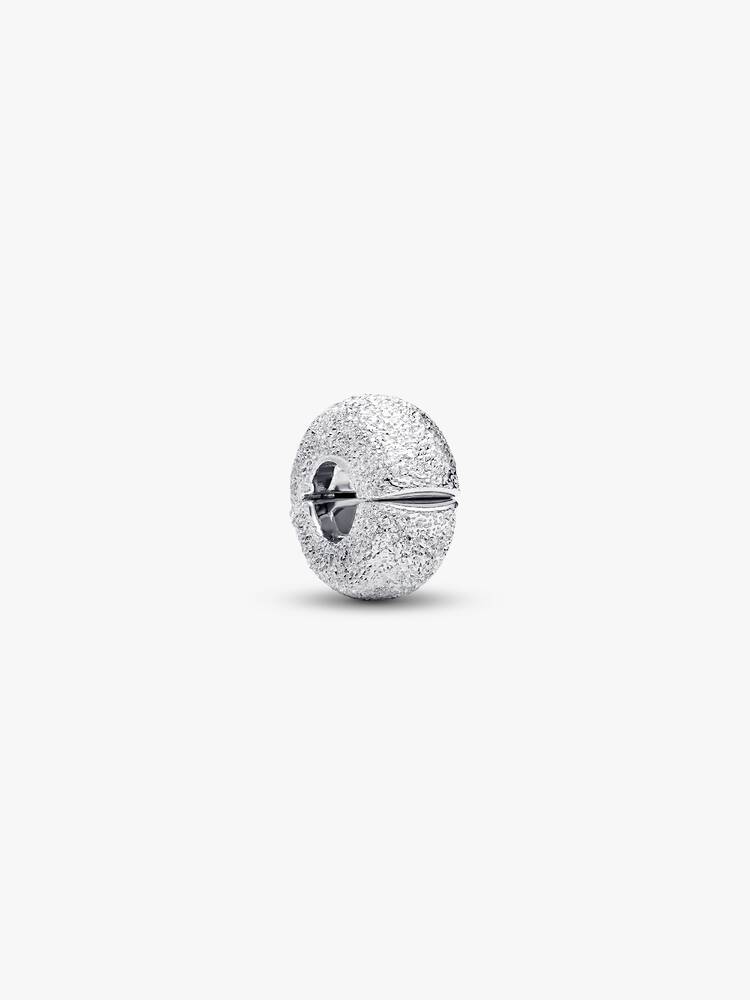 Pandora Sterling Silver Textured Mini Clip Charm