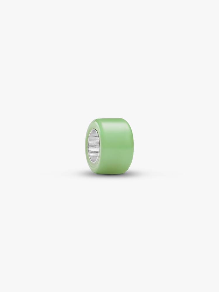 Pandora Sterling Silver Green Murano Glass Mini Charm