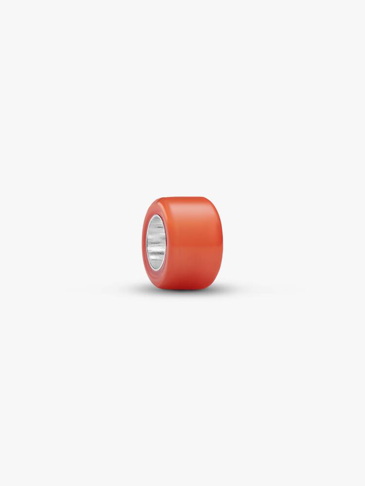 Pandora Sterling Silver Orange Murano Glass Mini Charm