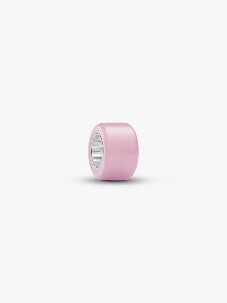 Pandora Sterling Silver Pink Murano Glass Mini Charm