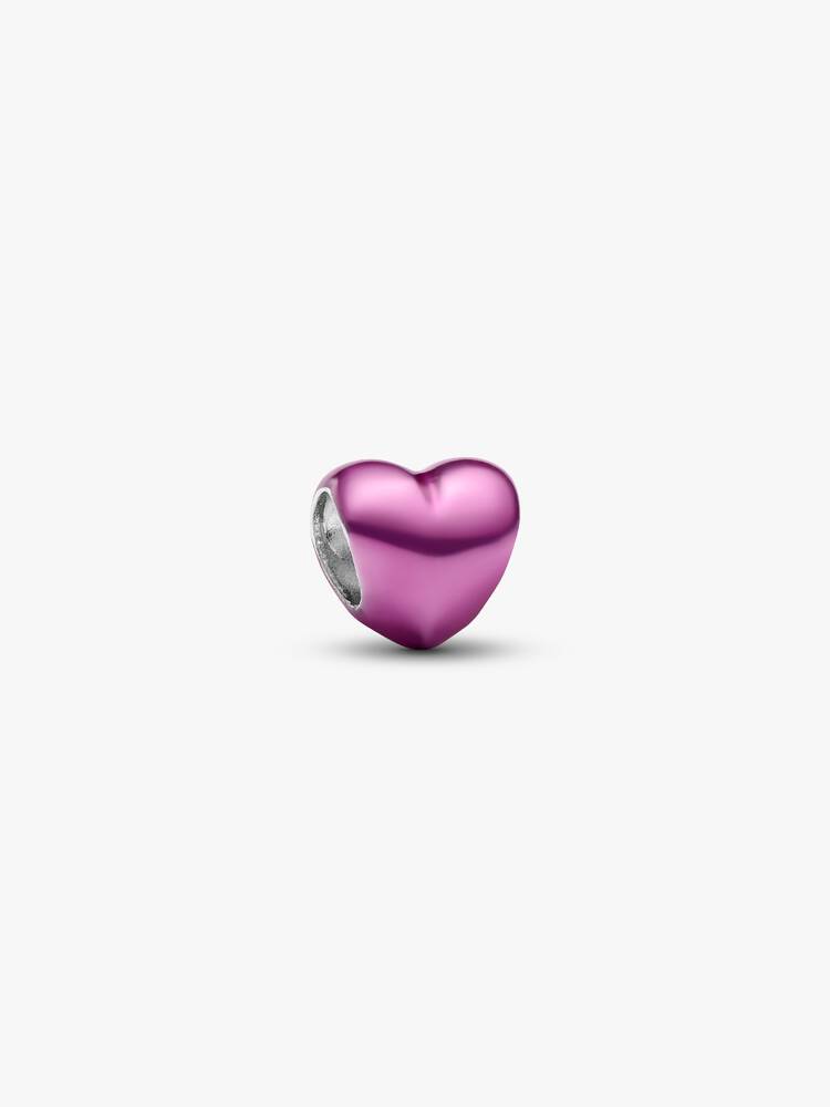 Pandora Sterling Silver Pink Heart Mini Charm