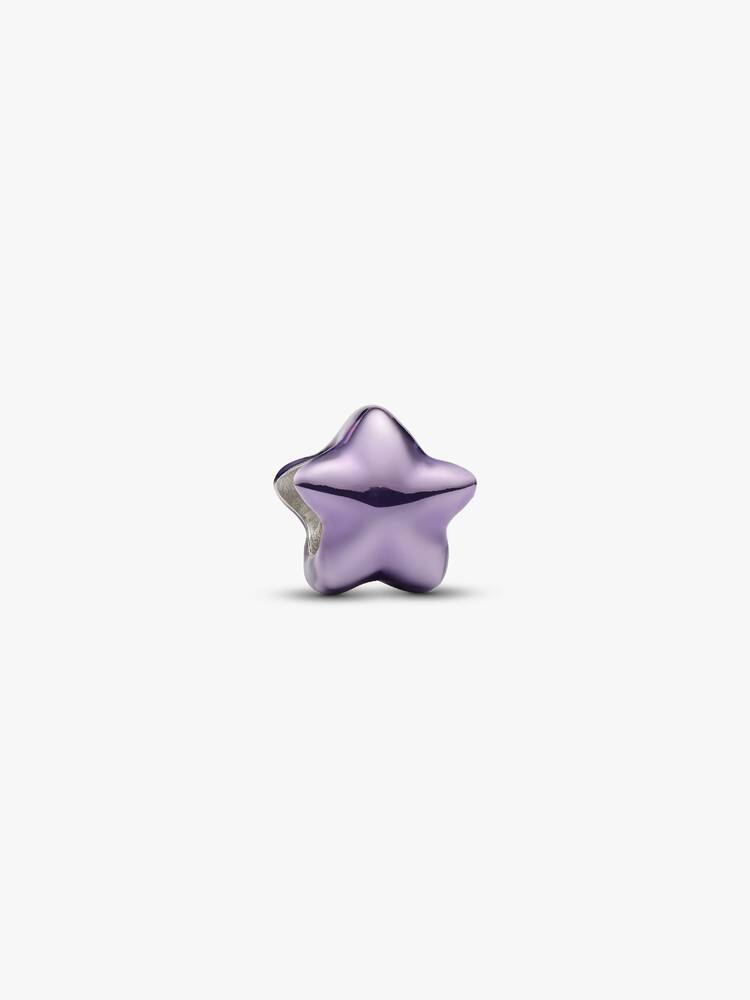 Pandora Sterling Silver Purple Star Mini Charm
