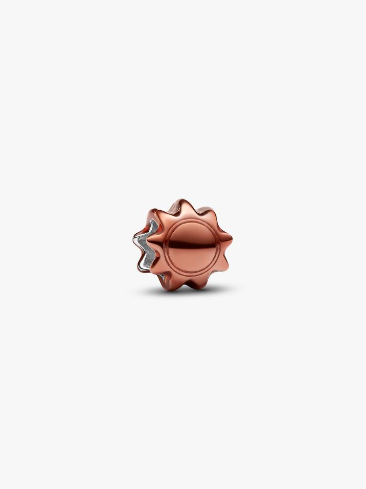 Pandora Sterling Silver Orange Sun Mini Charm