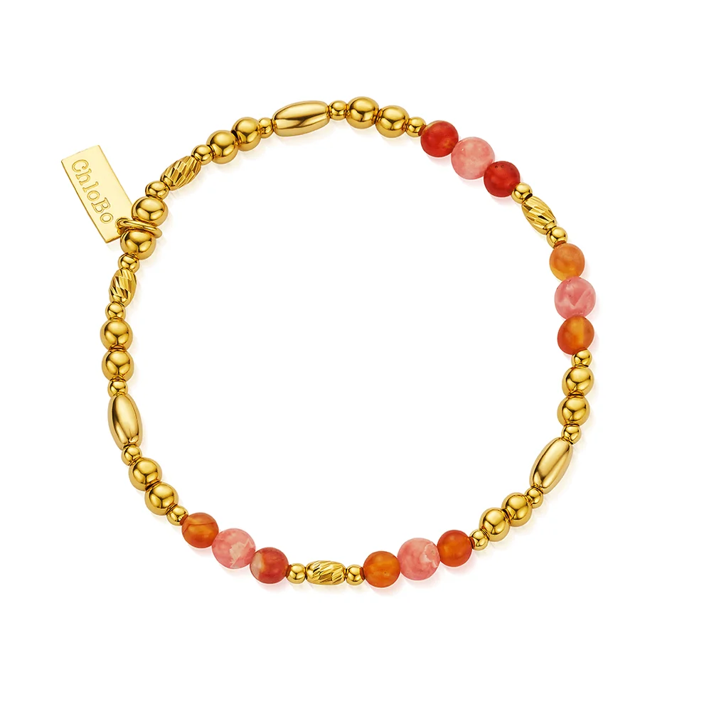 ChloBo Sterling Silver Gold Plated Sunset Solstice Bracelet