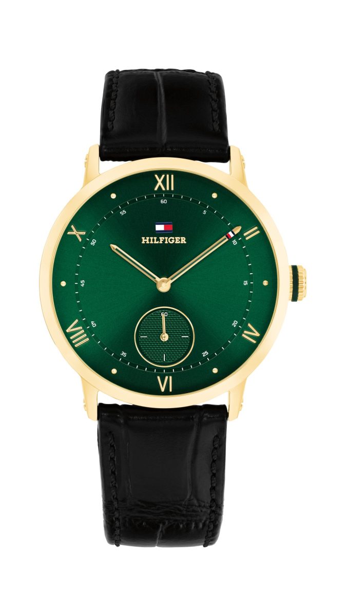 Tommy Hilfiger Oxford - Green Dial Black Strap - Gents Watch